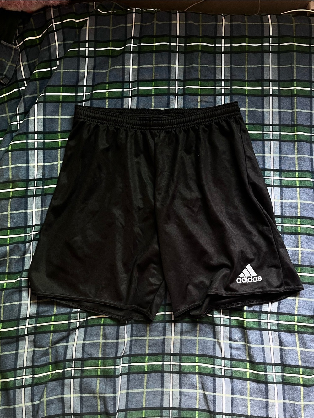 adidas Black Men's Athletic Shorts with Logo
